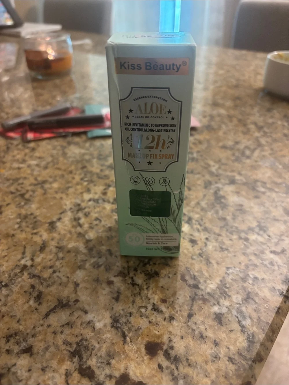 Aloe 12H Make Up Fix Spray - Mint